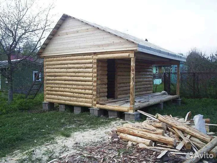 Сруб бани 4*3+2 с доставкой и сборкой
