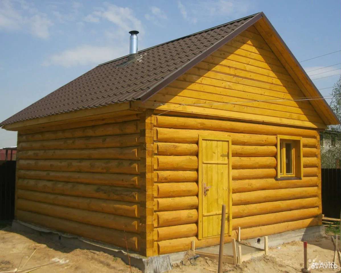 Сруб бани 6х6