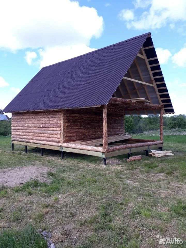 Сруб бани 6х4 +3м,рубка "Лапа",с доставкой и сборк — фото 2
