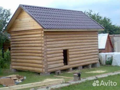 Сруб бани 6*3 из Ели