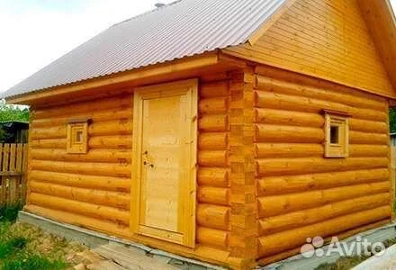 Сруб бани 4*5 с установкой полный комплект