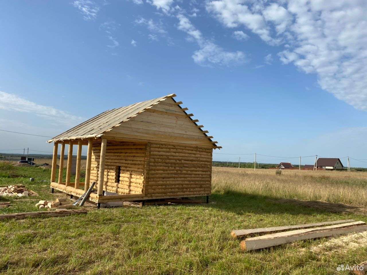Сруб бани 4*6+2м из ели — фото 8