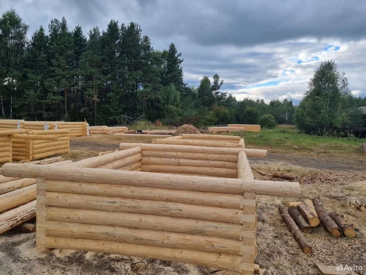 Сруб бани 3*6