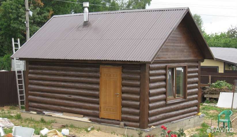 Сруб бани 5*6 из Ели