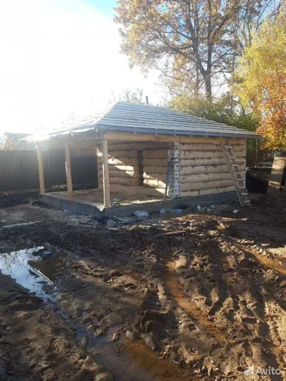 Сруб бани 6*5+3(8*6) осина