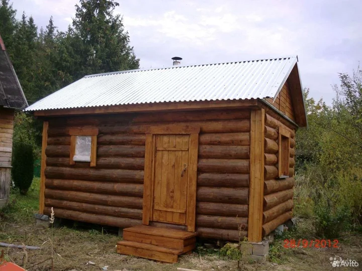 Сруб бани