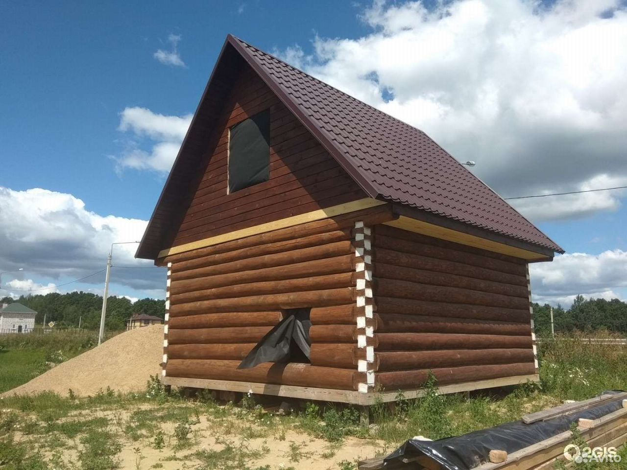 Сруб бани 6*5,5