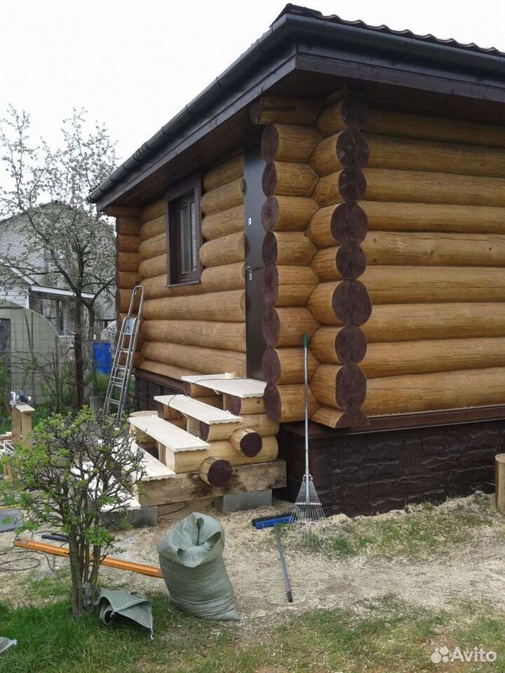 Сруб бани 5,4*5,4 чаша — фото 3