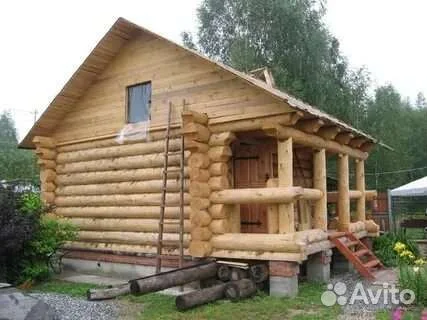 Сруб бани 6*4+2 в чашу