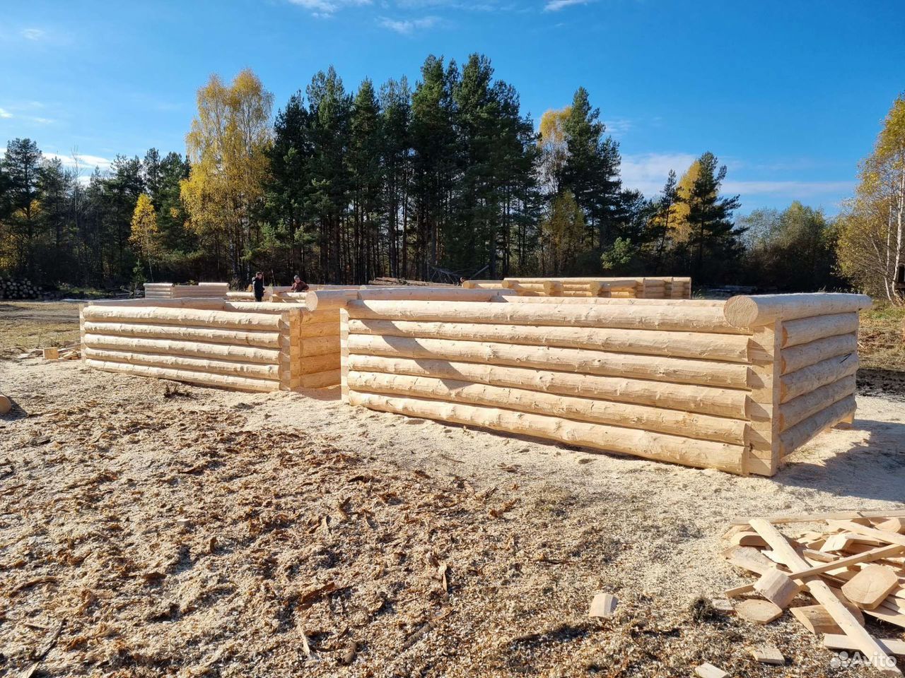 Сруб бани 6*4 из ели — фото 6