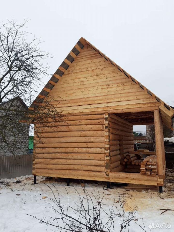 Дом 6*4+2м терасса в Лапу
