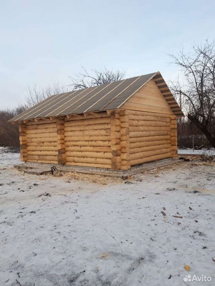 Сруб бани 7*5 в чашу — фото 4