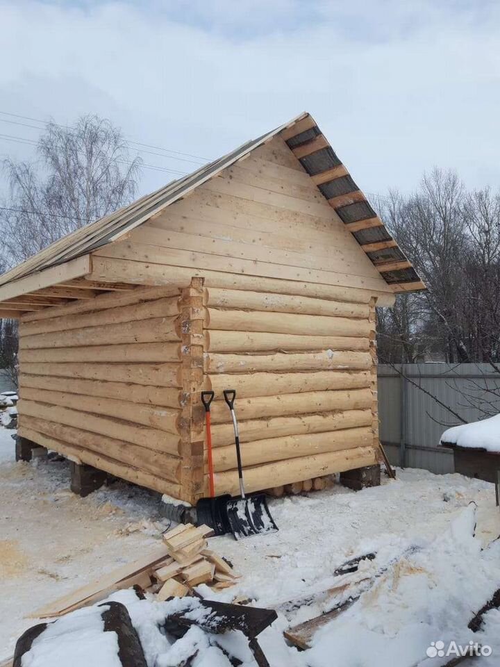 Сруб бани 6*3+1 м