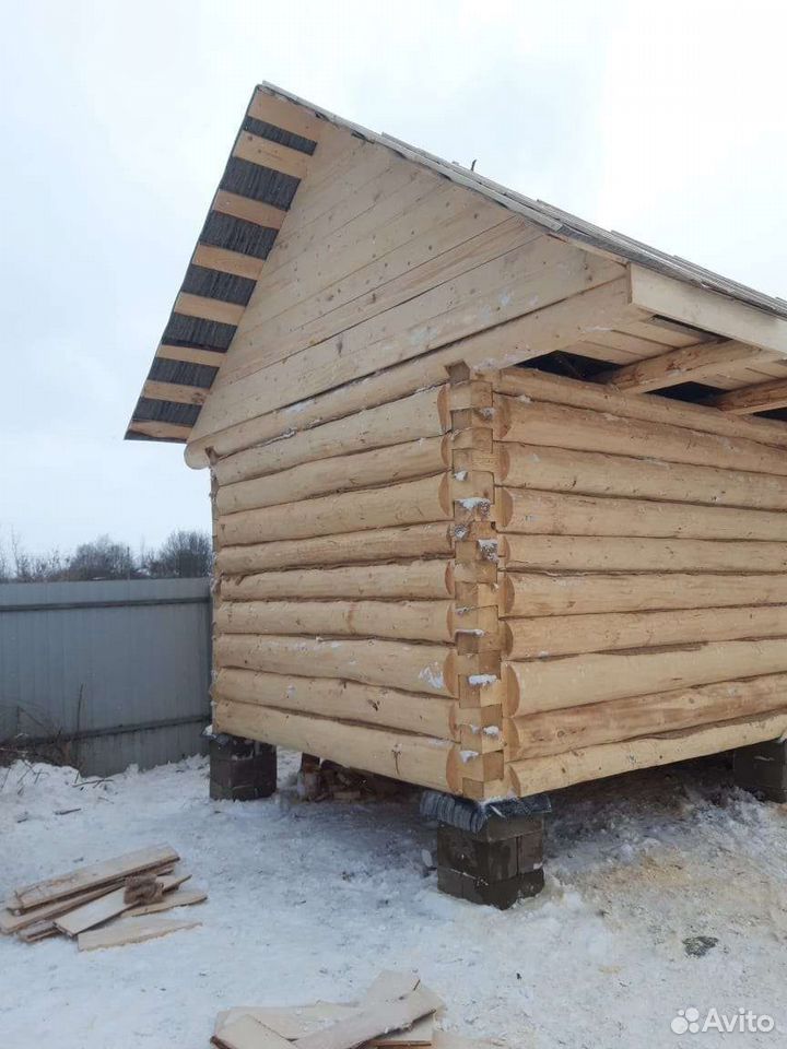 Сруб бани 6*3+1 м — фото 2