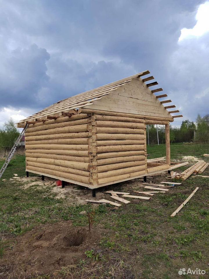 Сруб бани 6*3+2 полный комплект