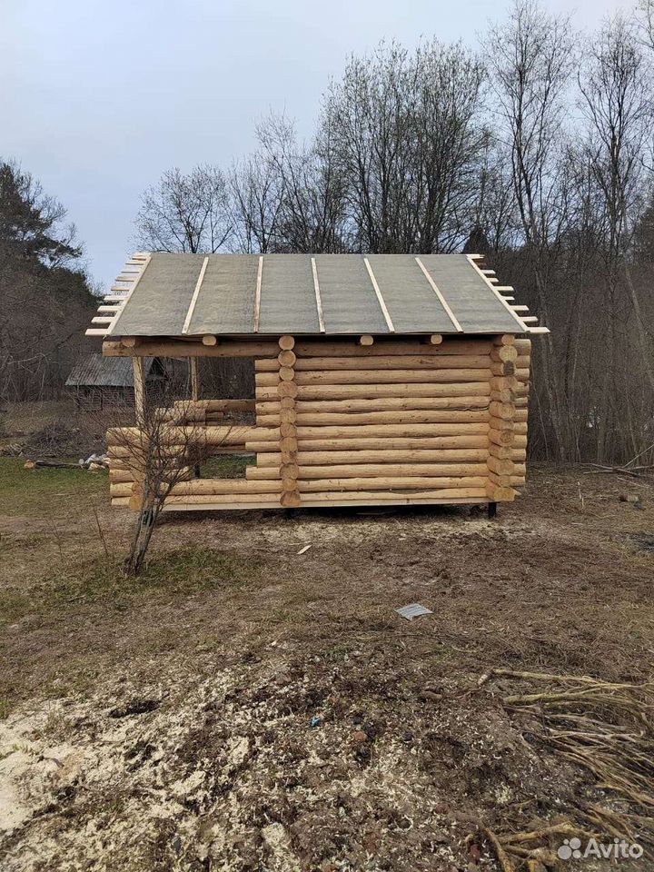 Сруб бани 5*3+2(рубленная) в чашу полный комплект — фото 2