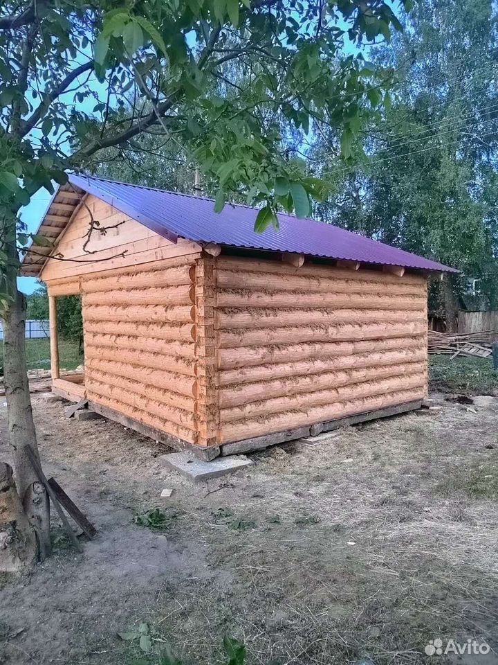 Сруб бани 5*4+2 в лапу полный комплект и сборка — фото 2