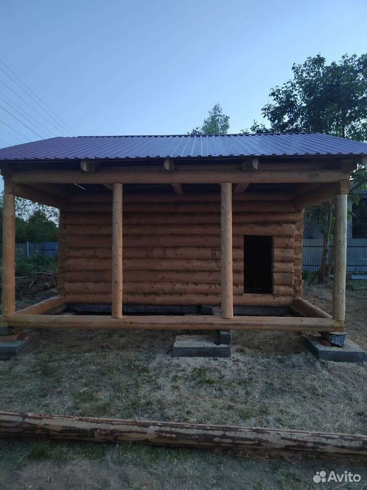 Сруб бани 5*4+2 в лапу полный комплект и сборка — фото 3
