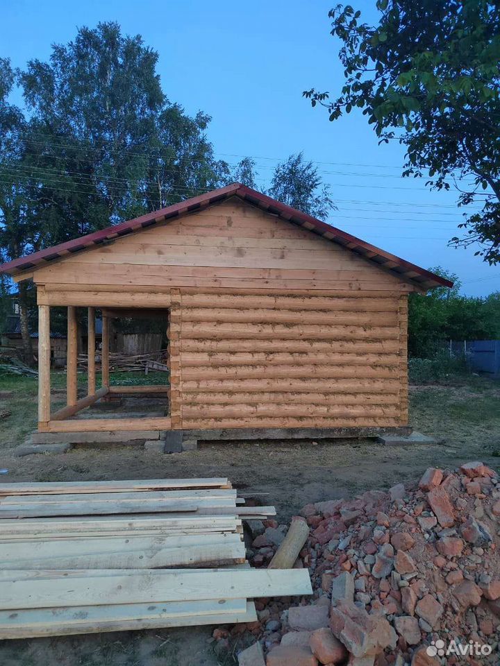 Сруб бани 5*4+2 в лапу полный комплект и сборка — фото 4